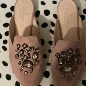 Kate Spade New York Pink Suede Mule